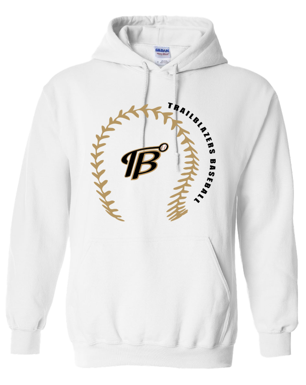 Trailblazers baseball stitches hoodies