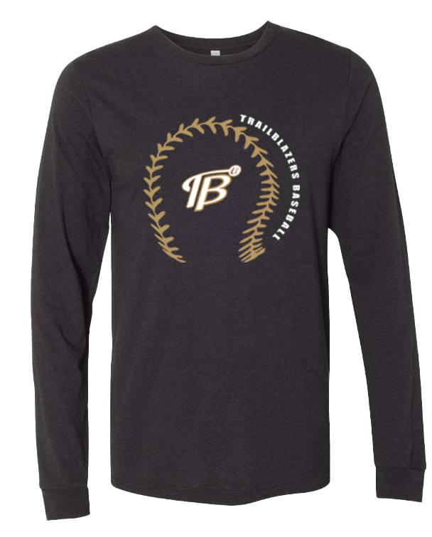 Baseball stitches NTX Trailblazers long sleeve shirt