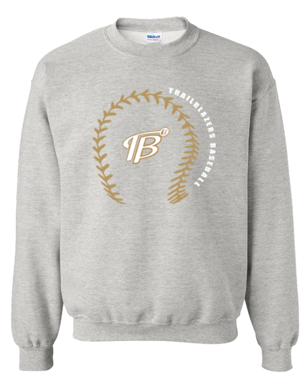 Trailblazers baseball stitches crewneck