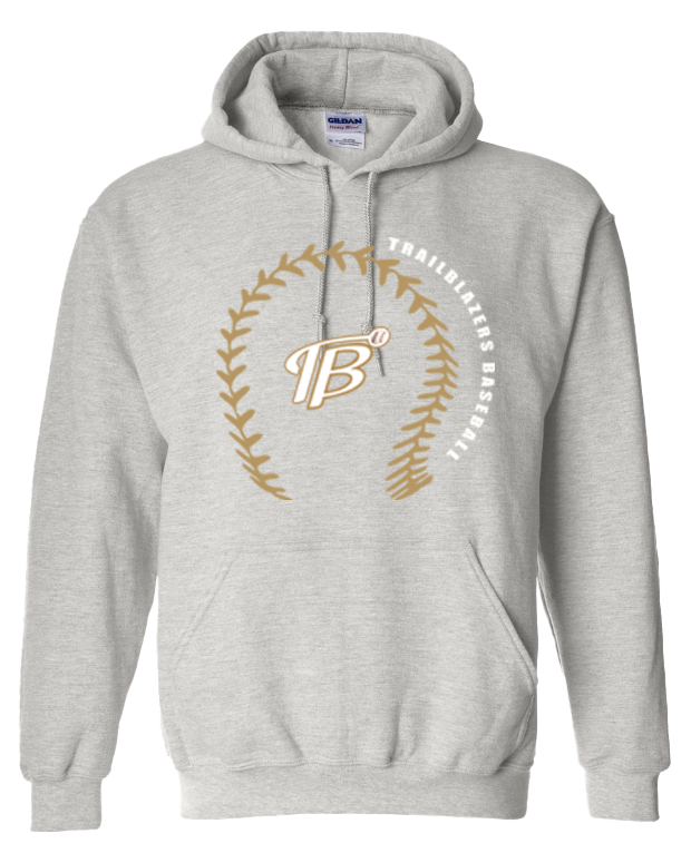 Trailblazers baseball stitches hoodies