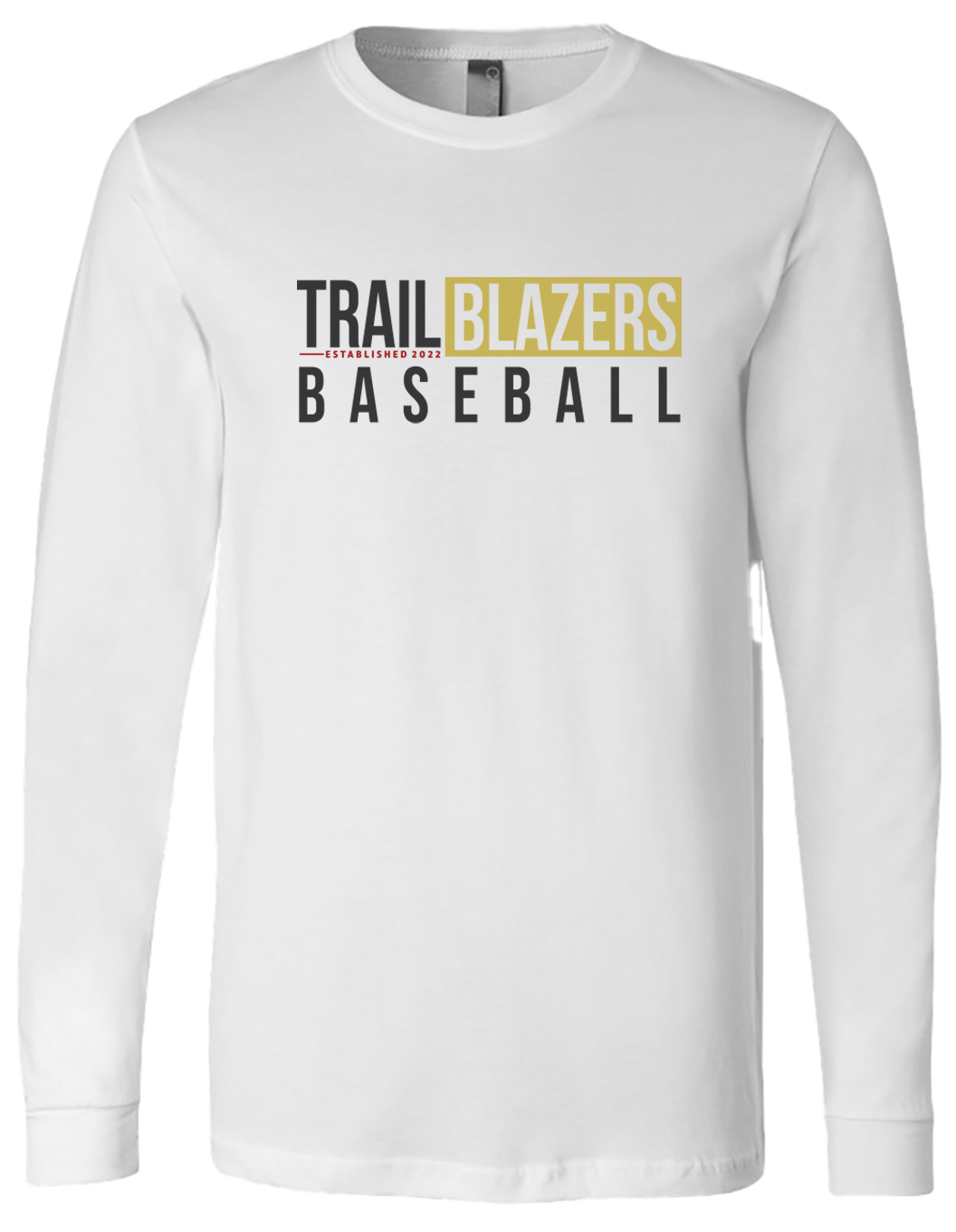Gold NTX Trailblazers long sleeve shirt