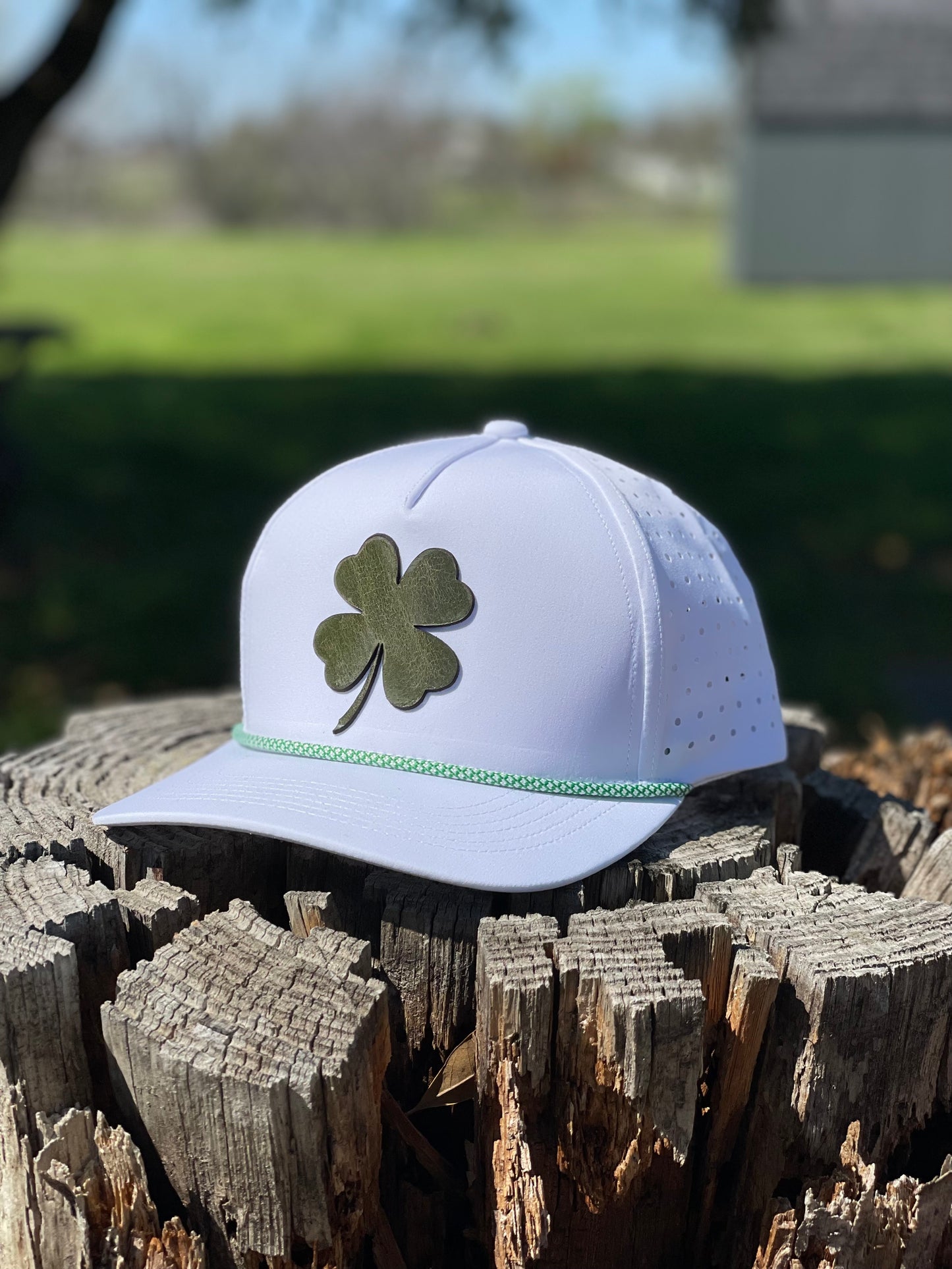 Leather Patch Hat Comfort Fit Band
