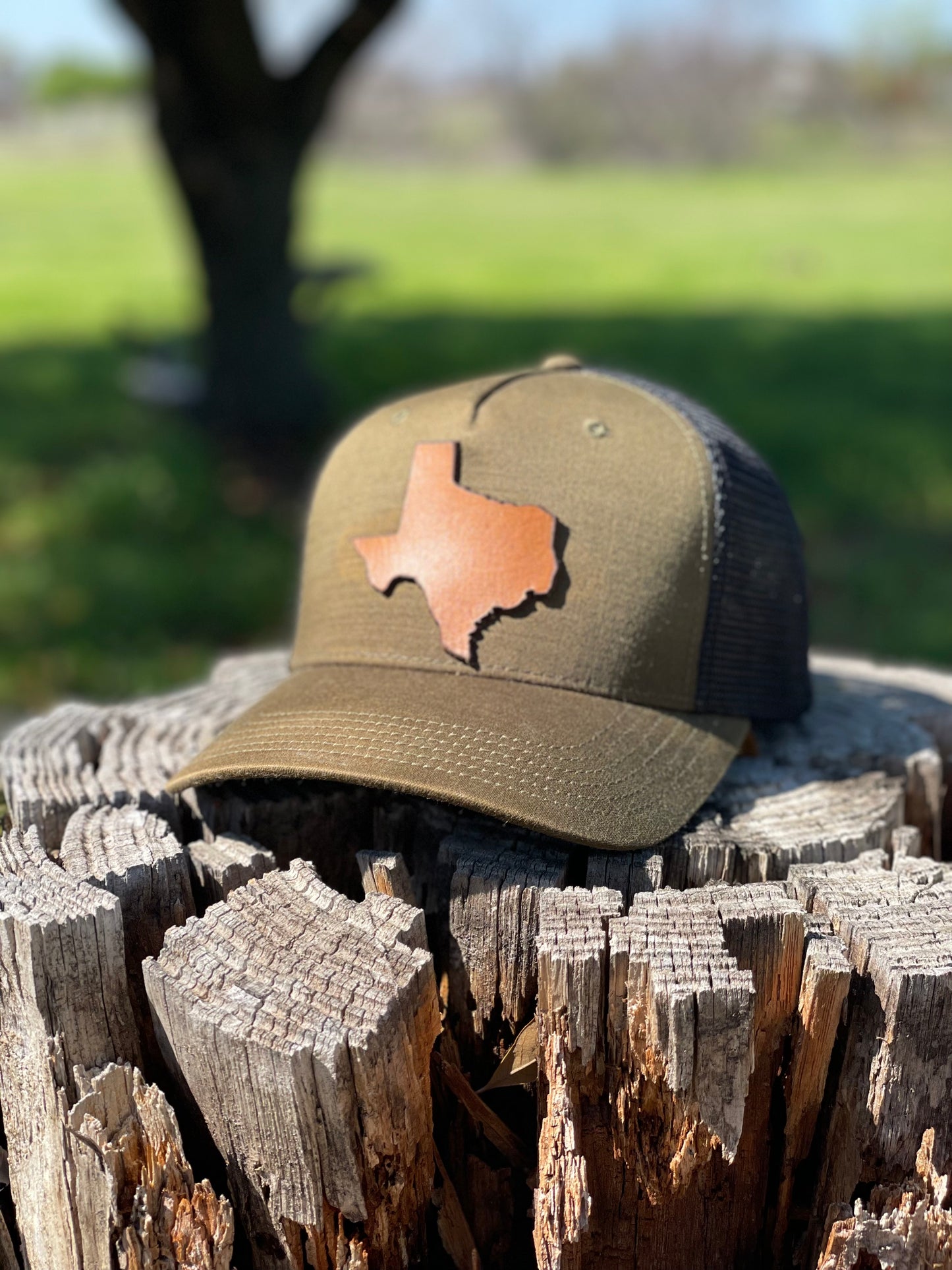 Leather Patch Hat Comfort Fit Band