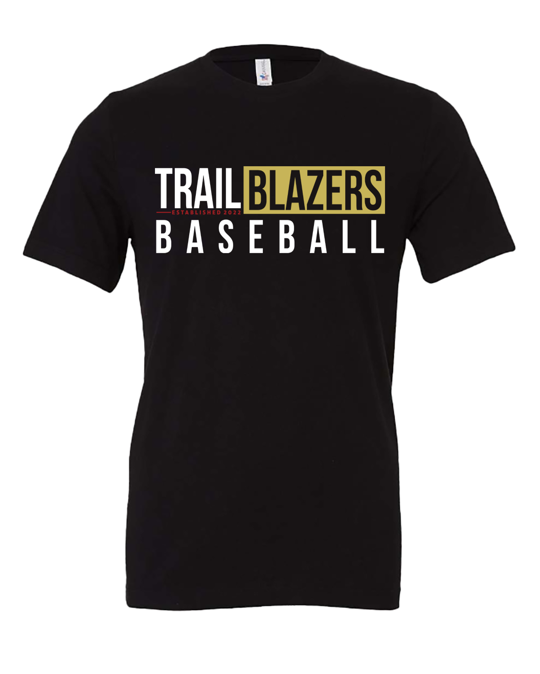 Gold NTX Trailblazers short sleeve shirt