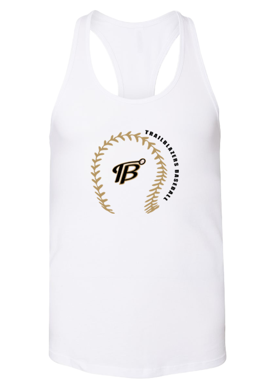 Baseball stitches NTX Trailblazers women's tank top