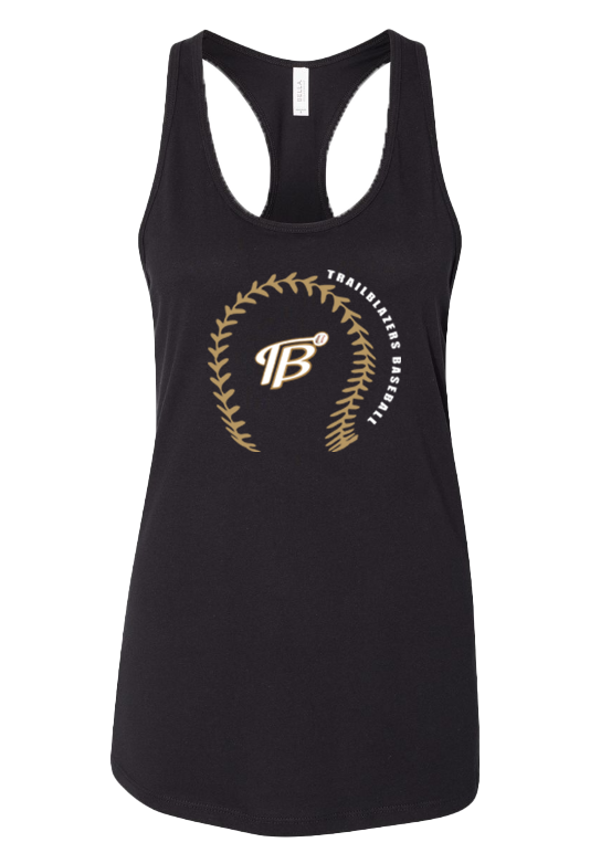 Baseball stitches NTX Trailblazers women's tank top